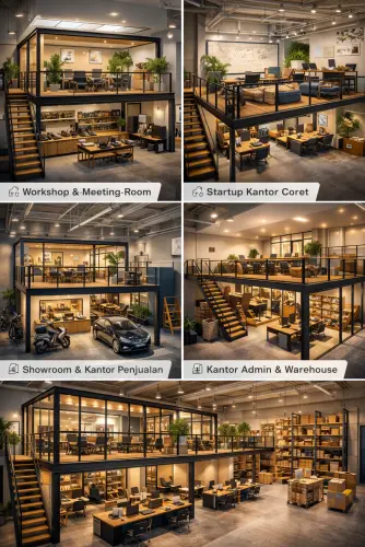 Mezzanine Ruang Kantor di Bekasi Selatan